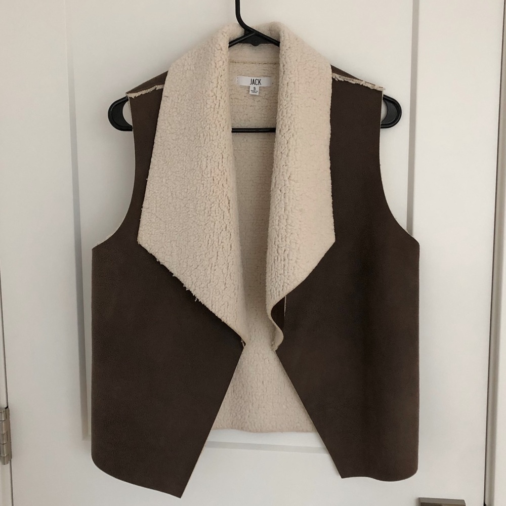 Jack by BB Dakota Faux Sherpa Vest